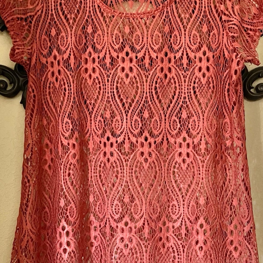 Tutta Bella Maternity Lace Top | Size Large - Picture 3 of 8